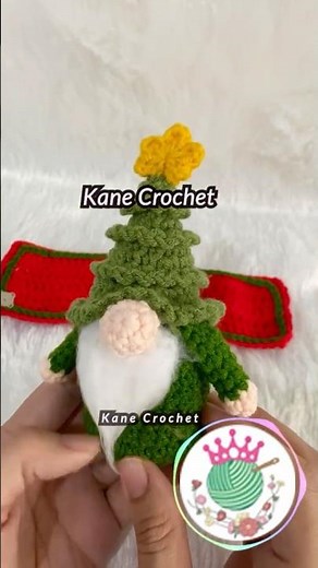 So Cute!! 🎄 Crochet Christmas Gnome Amigurumi 🎅 AA383