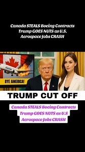 Breaking: Trump claims that Canada has stolen Boeing contracts. | Iqbal Arafat