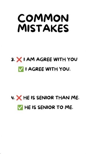 Top 10 Common English Mistakes & How to Avoid Them #LearnEnglish #Shorts ✅