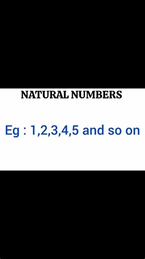 what are natural numbers? | #maths #mathematics #mathsbasics #numbersystem #easymath