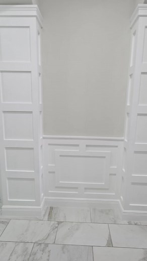 2.9K views · 18 reactions | Foyer wainscoting and column wraps complete! | McKinnon Building Services LLC | Facebook