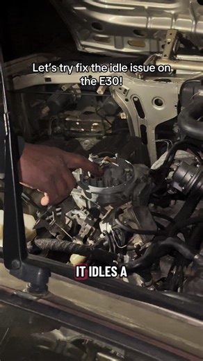 Fixing the Idle Issue on a BMW E30