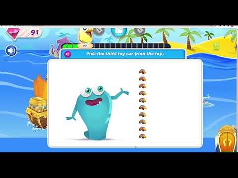 003 Adapted Mind Learning Program - 1st Grade Learning - Play Math - Smart Practice- Objects Order