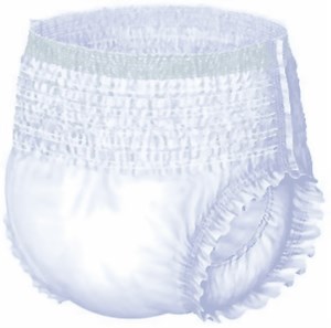 LivDry Overnight Adult Diapers for Women and Men, Max Protection Incontinence Underwear (X-Small, 22-Pack)