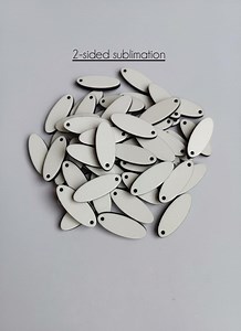 Oval Dangle Earring Blanks, Double Sided Unisub for Sublimation - Etsy