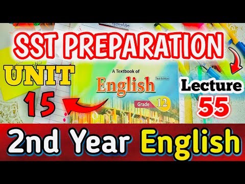 2nd year English | SST Preparation | Lecture 55