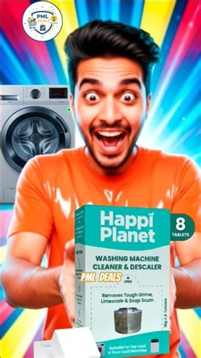 “This ONE Tablet MADE My Washing Machine Sparkle! 😱 #CleanHack #shorts #ytshorts pmldeals #cleaning
