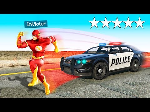 GTA 5 BUT I'M FLASH! 😂 INVICTOR BECOMES A SUPERHERO 🦸 GTAV MODS