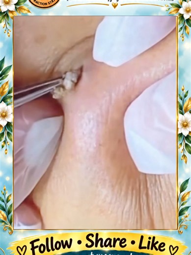 Deep Blackhead Extraction & Satisfying Popping | Wait for the most satisfying pop 😳🫣 You won’t believe what comes out! #pimplepoppersatisfying #Acne #pimple #Blackhead #Satisfying
