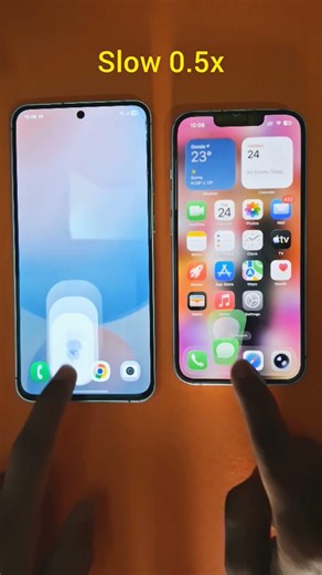 One UI 8.0 vs iOS 26 Animation Test!
