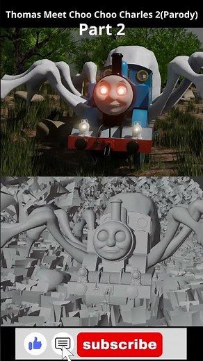 Part 2 -Thomas Meet Choo Choo Charles 2 -Parody Animation #choochoocharlesandthomas