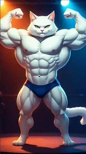 “5 Muscle Cats Rock the Stage 💪🔥 | Epic Cat Showdown!” #viral #cat #trending #catlovers