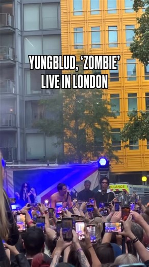 4.7K reactions · 86 shares | Yungblud performs ‘Zombie’ live on the streets of London as he opens his new shop and venue space Get your magazine and exclusive Yungblud merch bundle now, only at SHOP.ROCKSOUND.TV,  in bio #yungblud #yungbludarmy #blackheartsclub #rock | Rock Sound | Facebook