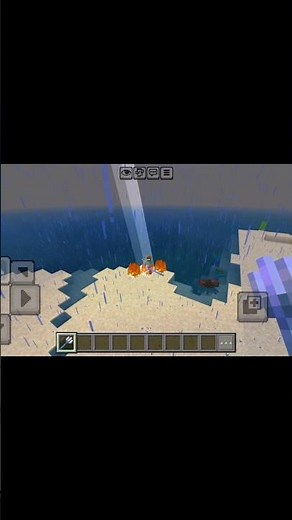 Channeling trident working in minecraft