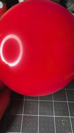 Buttoning a balloon. #nickpainting #balloon #button #artistsoftiktok