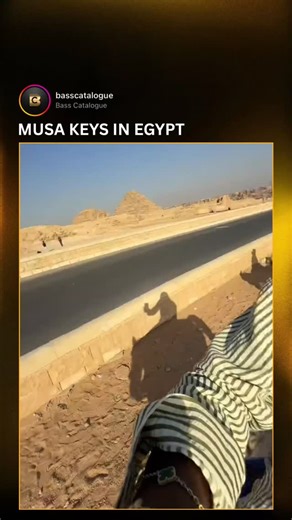 Bass Catalogue on Instagram: "Musa keys at the Pyramid of Giza"
