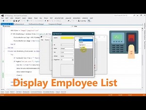 Employee Form - Search Code Using Linq To Sql - IN VB.NET - PART.2