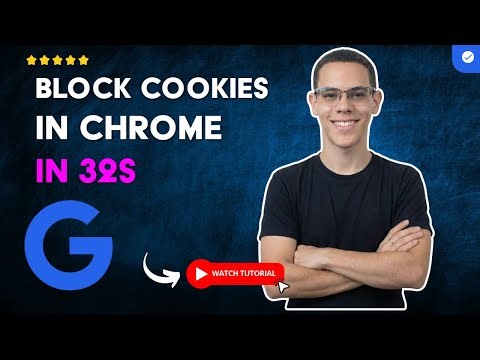 How to BLOCK COOKIES in GOOGLE CHROME in 32 S