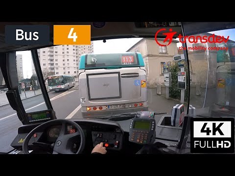 Bus 4 Transdev STBC | Mairie de Claye-Souilly/Gare de Chelles-Gournay RER - 4K60FPS