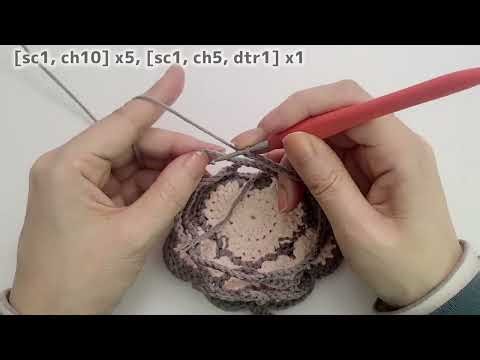 How to knit a paw print bottle holder 🐾 (Foldable design for cute portability ♪)