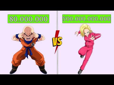 The Power Difference Between Krillin And His Wife, Android 18 – Could She Defeat Him Easily?