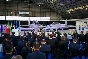 Check out the highlights of the delivery ceremony of the first five A-29N Super Tucanos to the Portuguese Air Force, making Portugal the first country to use the new A-29 variant, configured for NATO. Additionally, Embraer and the Portuguese Government signed a LOI for the potential creation of a final assembly line for the A-29N in the country to meet European demands while strengthening the local and European defense industry. . Confira os destaques da cerimônia de entrega dos cinco primeiros 