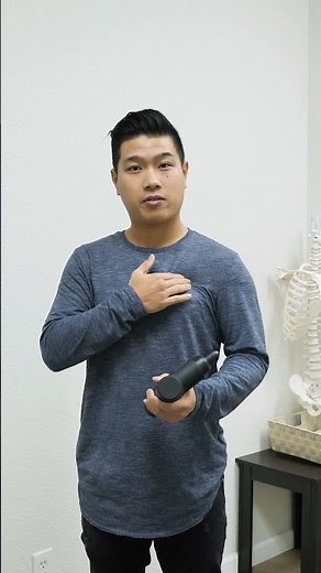 How to Use a Massage Gun to Release Your Chest Muscles!