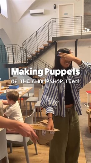 Chompshop | The Chompshop Team pulled names from a cardboard hat and made cardboard puppets of each other with our @samueljwilde patterns. Accuracy... | Instagram