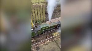 Man builds £20k replica of the GWR King Class steam train