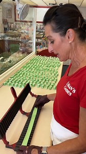145K views · 1.1K reactions | Ribbon Candy in the Pillow Machine?!  Watch as Susi tries to turn our Old Fashioned Ribbon Candies into pillow bites! #asmrfood #candymaking #handmade #satisfying #satisfy #satisfyingvideos #asmr | Logan's Candies | Facebook