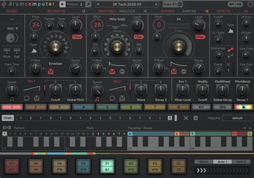 8種類のサウンドエンジンを搭載したドラムマシンプラグイン、Sugar Bytes「DrumComputer」が46%OFF！ | Computer Music Japan