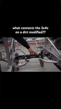Ever wondered what connects the 2x4s on a dirt modified?