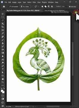 Photoshop Tips - How to Easily Create a Leaf Cutout Art Effect!
