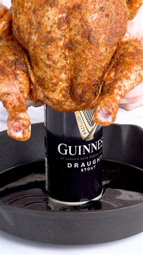 Beer Can Chicken – crispy skin, juicy meat, and a can of beer holding it all together. | JoCooks