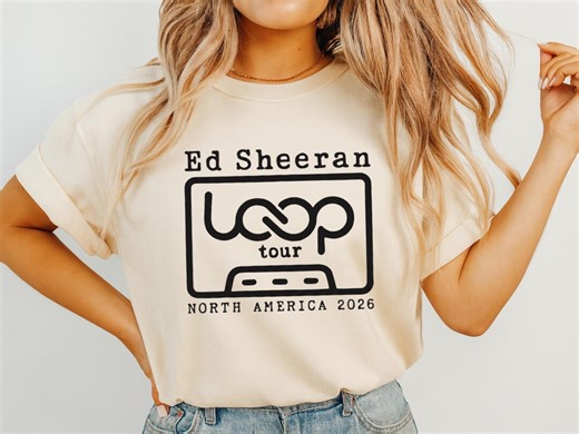 North America 2026 Ed Sheeran Loop Tour T-shirt Concert Graphic - Etsy