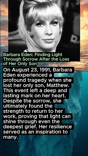 Barbara Eden: Finding Light Through Sorrow After the Loss of Her Only Son