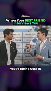 48K views · 670 reactions | When your best friend interviews you ft. Anish Giri and Vidit Gujrathi! | Chess.com - India | Facebook