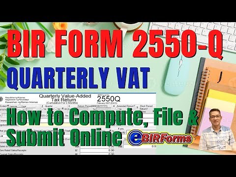 BIR FORM 2550Q | QUARTERLY VAT
