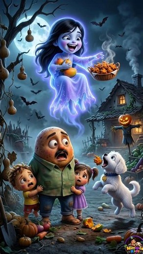 #shorts Aalu Aur Shararati Bhoot 👻👶👻 Ki Kahani Cartoon #cartoon #kahani #bhoot #story