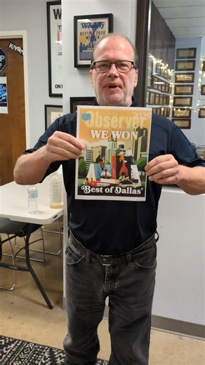 Thank you, Dallas Observer! KNON 89.3 FM, Station Manager Dave Chaos, and all our DJs in the studio are thrilled to be recognized as Best Radio Station 2025. 🎶 Watch the short video and celebrate with us! | KNON 89.3 FM Station Produced Page