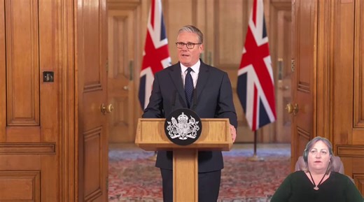 Very strong from Starmer - pledges to prosecute "globalise the intifada" - should go further and criminalise red triangle which has been hijacked by Hamas