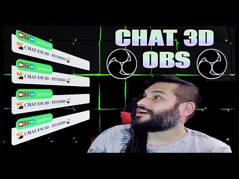 COMO COLOCAR CHAT 3D NO OBS (Chat box OBS)