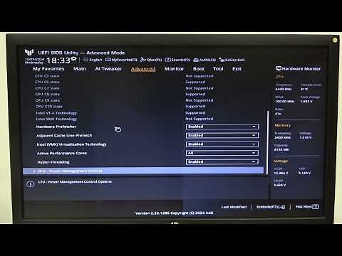 How to Enable or Disable Intel CPU Turbo Boost for ASUS TUF B760 Plus Motherboard