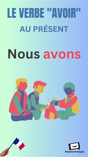 The Verb AVOIR in the Present Tense #frenchvocabulary #vocabulariofrances #frenchlanguage #french...