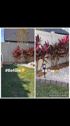Check Out 👀 This Upgraded Landscape Edge 🪨 & Past Landscape Design 👨‍💻 Job We Did ☝🏾Of Our Clients! #LandscapeEdgeJobs🪨#LandscapeDesignJobs👨‍💻 #DecoratedSeaShellsJobs🐚#ConceptLandscapeJobs Contact Us For Quotes!🤳🏽 | Concept Landscape