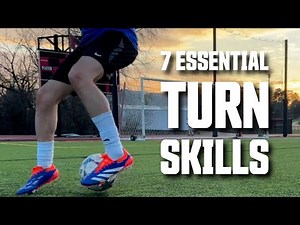 7 Essential Turn Skills for Footballers | Football/Soccer Skills Tutorial