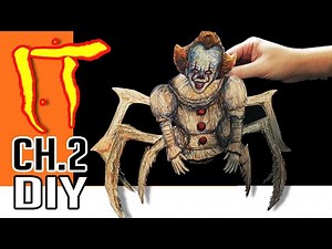 It Chapter 2 Pennywise Final Fight Scene - Spider form (Paper Puppet DIY)