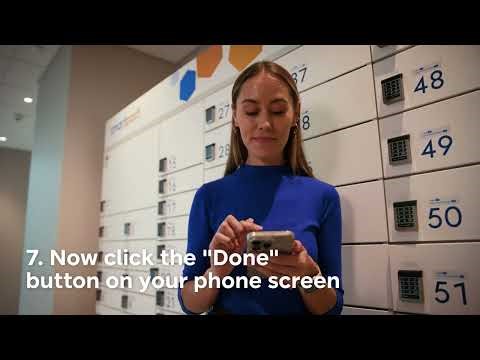 Sending a prepaid parcel from a SmartPosti keypad locker