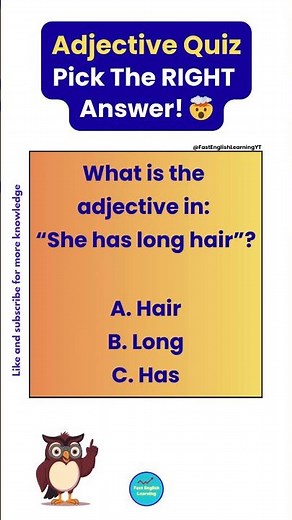 🚨 Adjective Quiz: Pick the RIGHT Answer 🤯 Most People Fail