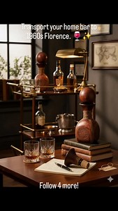 This rare, leather-wrapped Italian decanter is the definition of MCM luxury. From the hand-braided neck to that massive globe stopper, the craftsmanship is unmatched. The marbled mahogany leather adds instant warmth and "old money" aesthetic to any shelf. Tap the link in bio to own this piece of history! #GentlyGems #MidCenturyModern #VintageBarware #ItalianDesign #InteriorStyling BarCartGoals | Usman Arshad